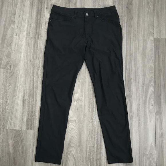 Lululemon Chino ABC Pants Dark Gray Warpstreme Mens 32 Summer 2021 - Picture 1 of 12